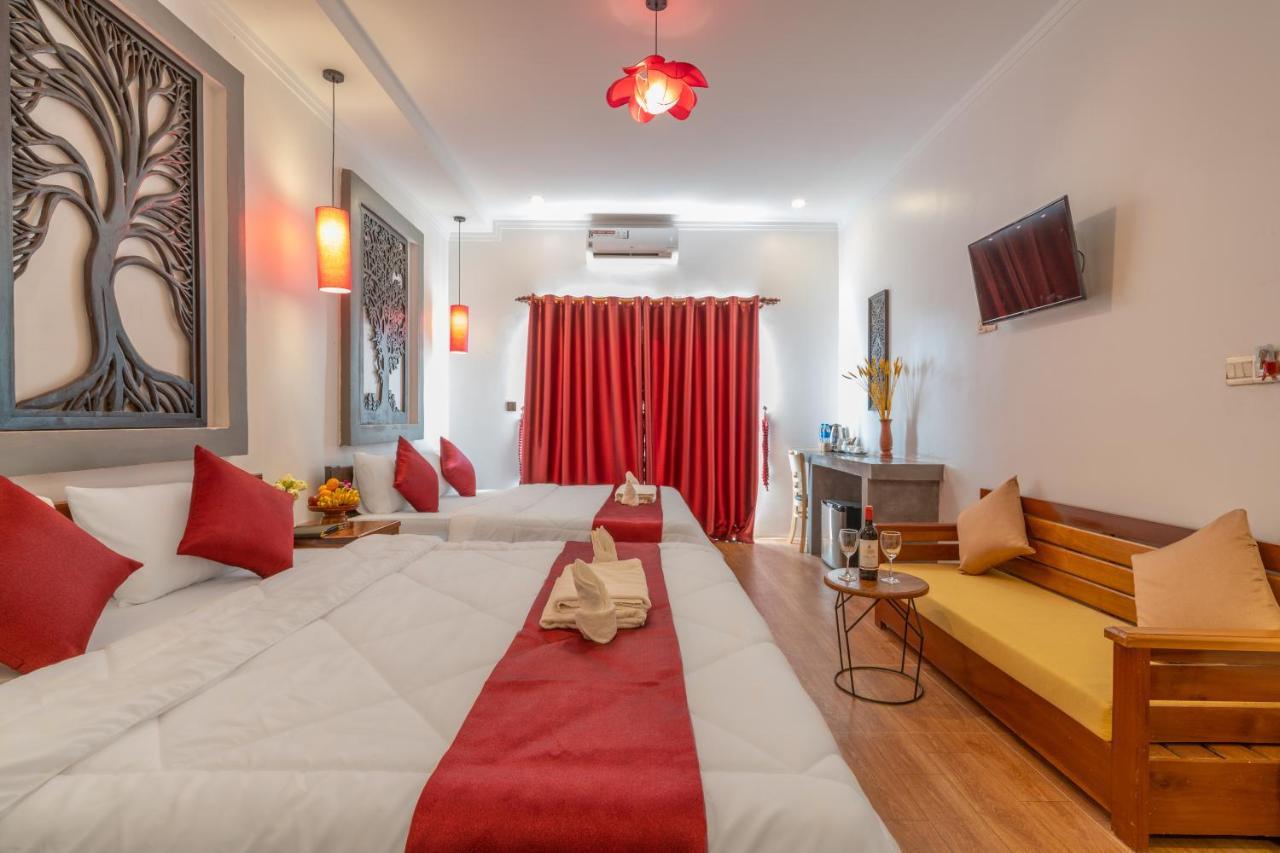 Angkor Rithy Boutiquese Panzió Sziemreap Kültér fotó