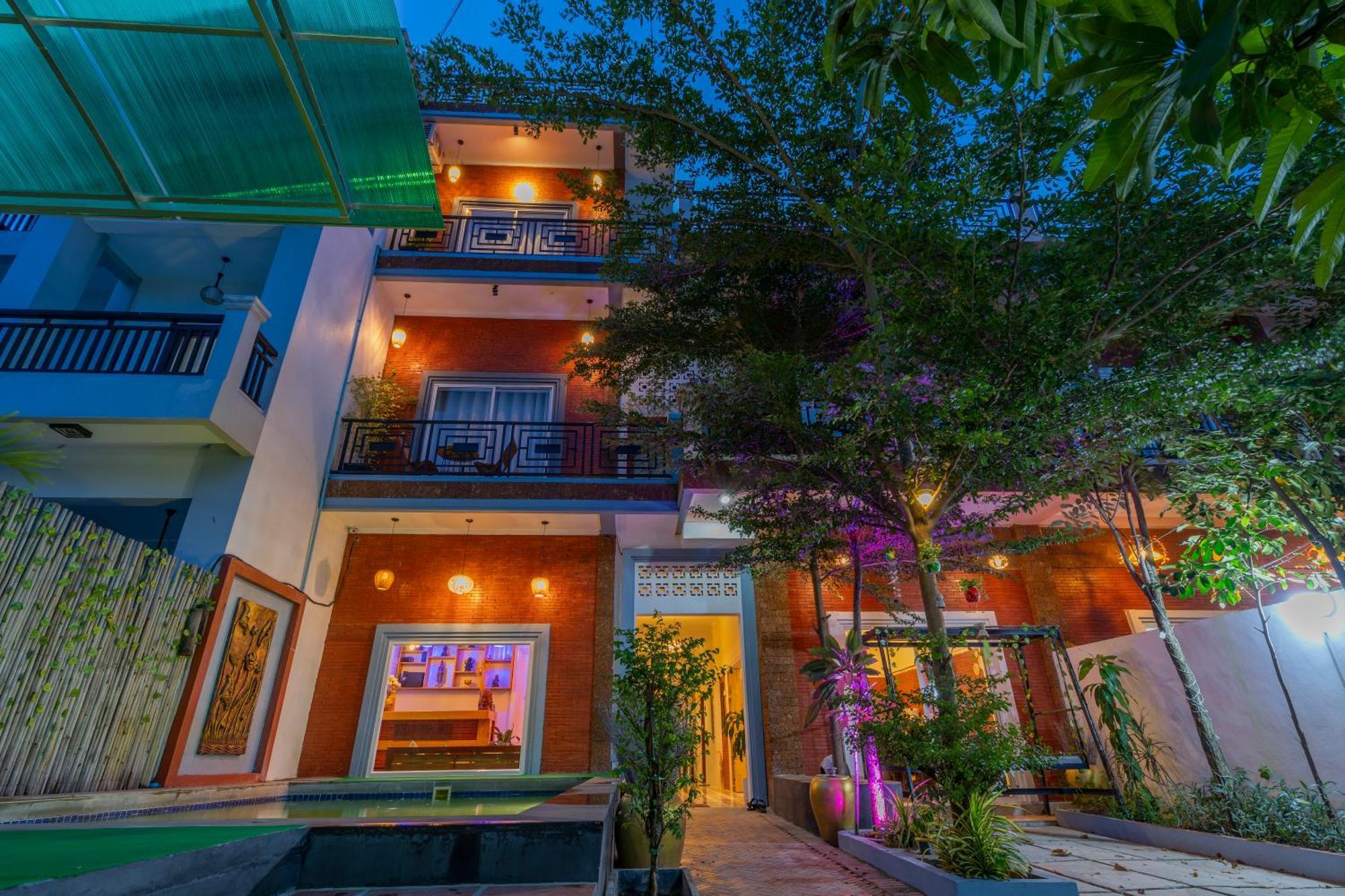 Angkor Rithy Boutiquese Panzió Sziemreap Kültér fotó